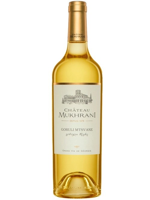 Вино Горули Мцване / Goruli Mtsvane, Chateau Mukhrani, белое сухое 12.5% 0.75л фото