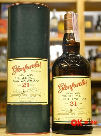 Glenfarclas 21 год 43% 0.7л тубус, купить виски | OKwine