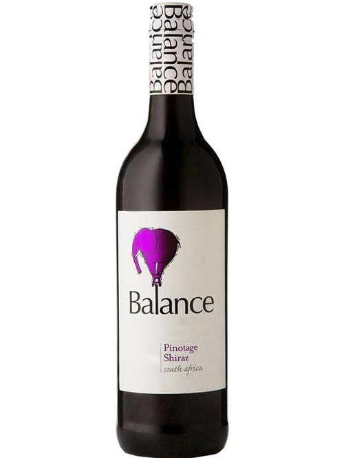 Вино Пинотаж - Шираз, "Баланс" / Pinotage - Shiraz, "Balance", Overhex, красное сухое 13.5% 0.75л фото