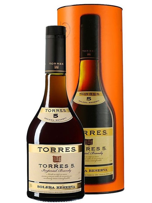 Бренді Торрес / Torres, 5 років, 38%, 0.7л, в тубусі Бренді Торрес / Torres, 5 років, 38%, 0.7л, в тубусі фото