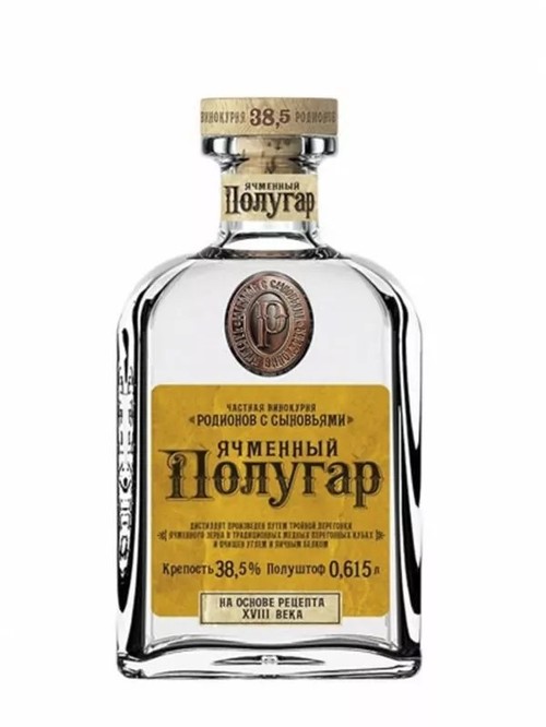 Полугар Ячменный / Polugar Barley, 38.5%, 0.615л Полугар Ячменный / Polugar Barley, 38.5%, 0.615л фото