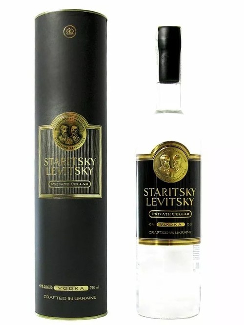 Горілка Старицький & Левицький, Приват Селлер / Staritsky & Levitsky, Private Cellar, 40%, 0.7л, в тубусі фото
