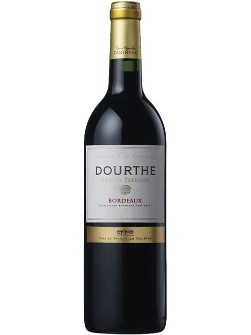 Вино Бордо Руж / Bordeaux Rouge, Grands Terroirs, Dourthe, красное сухое 13.5% 0.75л фото
