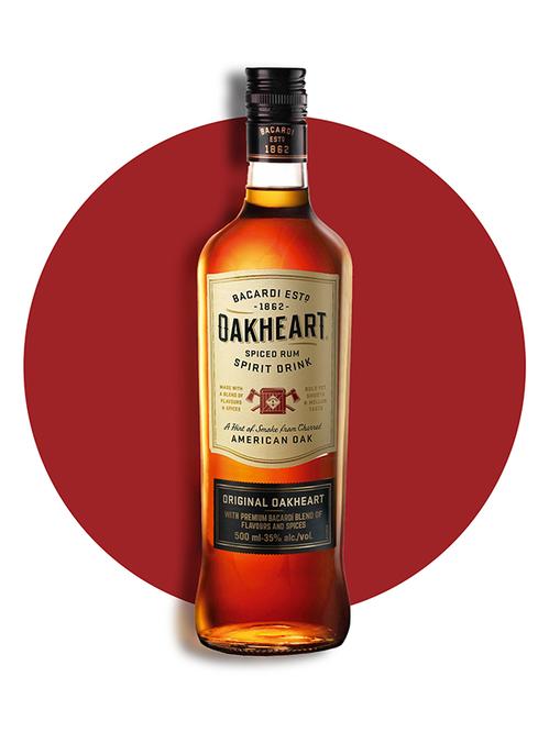 Ромовый напиток Оакхарт Ориджинал, Бакарди / Oakheart Original, Bacardi, 35%, 0.5л Ромовый напиток Оакхарт Ориджинал, Бакарди / Oakheart Original, Bacardi, 35%, 0.5л фото