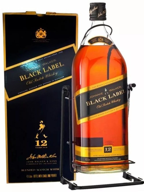 Віскі Блек Лейбл / Black Label, Johnnie Walker, 40%, 3л, в коробці фото