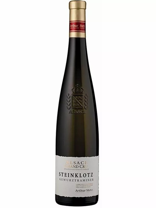 Вино Штайнклоц Гевюрцтраминер / Steinklotz Gewurztraminer, Arthur Metz, белое полусухое 12.5% 0.75л