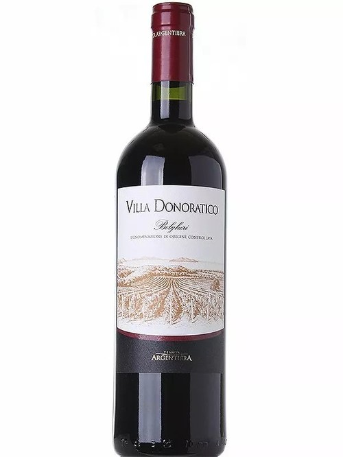 Вино Болгери / Bolgheri, Villa Donoratico, красное сухое 0.75л фото