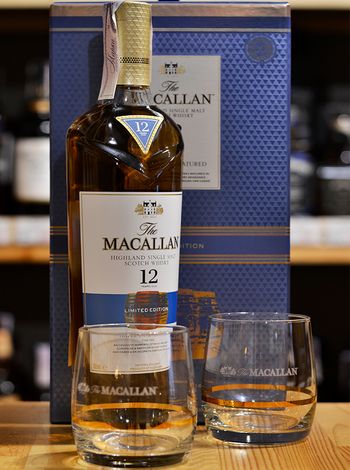 Macallan Fine Oak 12 лет 0.7л в подарочной коробке + 2 бокала