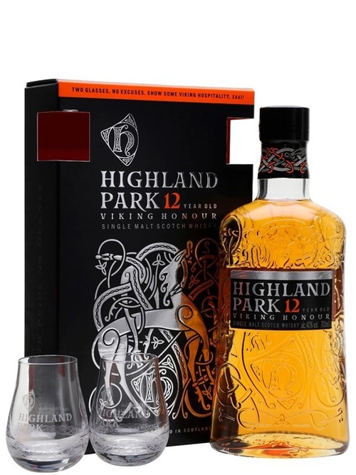 Виски Хайленд Парк / Highland Park, 12 лет, 40%, 0.7л, в подарочной коробке + 2 бокала Виски Хайленд Парк / Highland Park, 12 лет, 40%, 0.7л, в подарочной коробке + 2 бокала фото