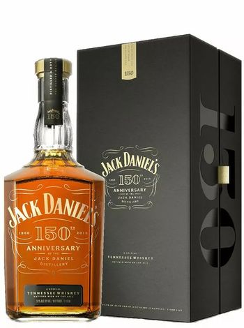 Jack Daniel's 150th Anniversary 50% 1л в подарочной коробке