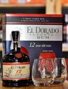 Ром Эль Дорадо / El Dorado, 12 лет, 40%, 0.7л + 2 бокала Photo 2 Ром Эль Дорадо / El Dorado, 12 лет, 40%, 0.7л + 2 бокала Photo 2