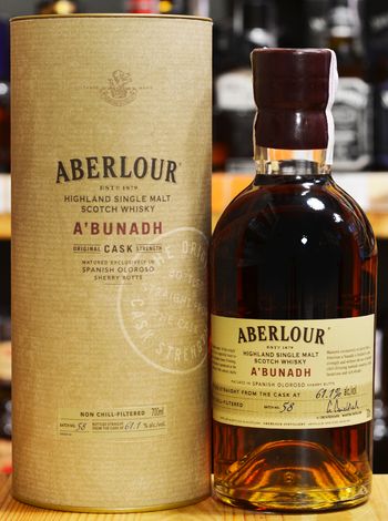 Abunadh Aberlour 61.1% 0.7л в тубусе, купить виски | OKwine