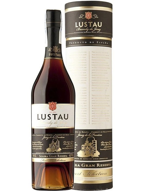 Бренди Солера Гран Резерва / Solera Gran Reserva, Lustau, 40%, 0.7л в тубусе Бренди Солера Гран Резерва / Solera Gran Reserva, Lustau, 40%, 0.7л в тубусе фото