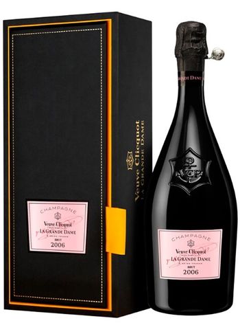 La Grande Dame, Veuve Clicquot, 2006 года розовое брют 12.5%, 0.75