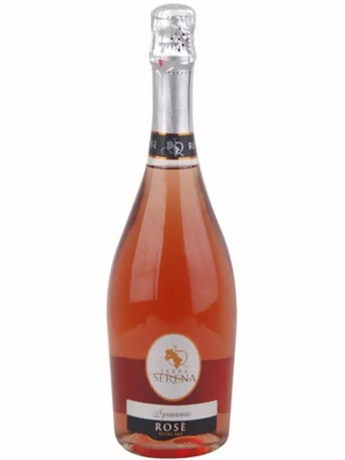Игристое вино Розе Спуманте, Терра Серена / Rose Spumante, Terra Serena, розовое сухое 11% 0.75л фото