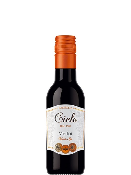 Вино Мерло / Merlot, Cielo e Terra, червоне сухе 0.187л фото