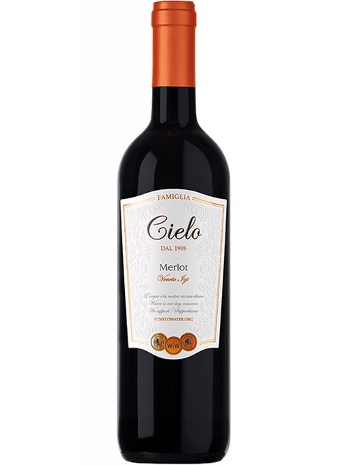 Вино Мерло / Merlot, Cielo e Terra, червоне сухе 0.75л Вино Мерло / Merlot, Cielo e Terra, червоне сухе 0.75л фото