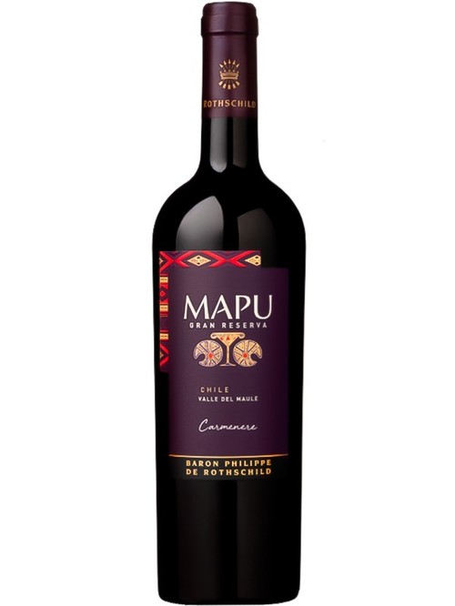 Вино Гран Резерва Карменер, Мапу / Gran Reserva Carmenere, Mapu, красное сухое 0.75л Вино Гран Резерва Карменер, Мапу / Gran Reserva Carmenere, Mapu, красное сухое 0.75л фото