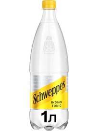 Напій газований Швепс, Індіан Тонік / Schweppes, Indian Tonic, 1л фото