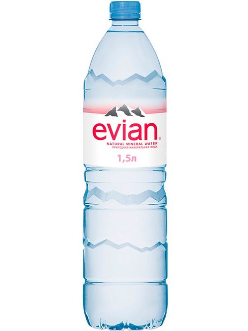 Минеральная вода Эвиан / Evian, н/газ, ПЭТ, 1.5л Минеральная вода Эвиан / Evian, н/газ, ПЭТ, 1.5л фото