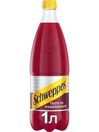 Напій газований Швепс, Гранат / Schweppes, Pomegranate, 1л фото