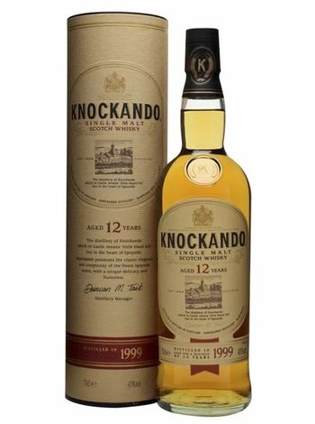 Виски Knockando 1999 год 12 лет 43% 0.7л в тубусе | OKwine
