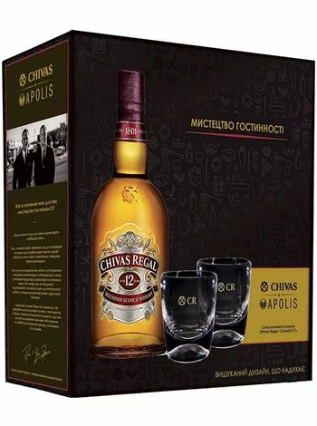 Chivas Regal 12 лет 0.75л в подарочной коробке | OKwine