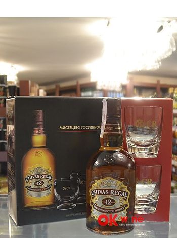 Chivas Regal 12 лет 0.75л в подарочной коробке | OKwine