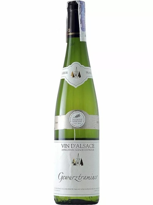 Вино Гевюрцтраминер / Gewurztraminer, Hunawihr, белое полусладкое 13% 0.75л фото