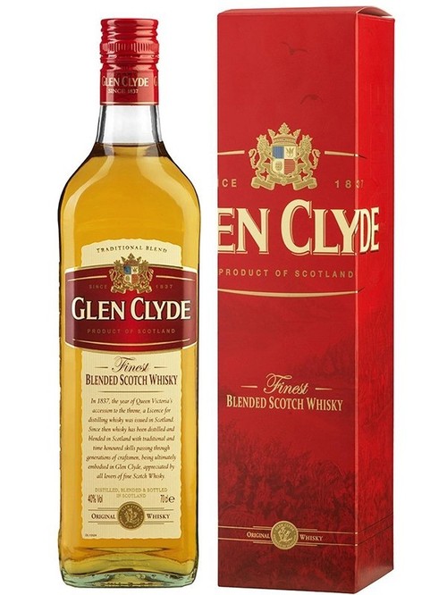 Виски Глен Клайд / Glen Clyde, 3 года, 40%, 0.7л, в коробке