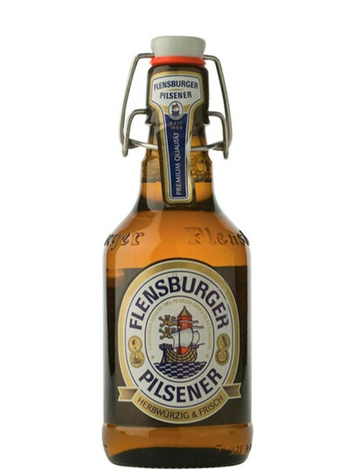 Пиво Фленсбургер, Пилсенер / Flensburger, Pilsener, 4.8%, 0.33л