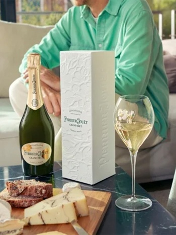Шампанское Grand Brut, Perrier Jouet, белое брют 0.75л в коробке