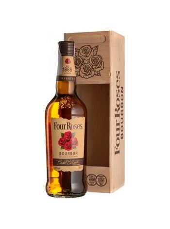 Four Roses 0.7л в деревянной коробке, купить виски | OKwine