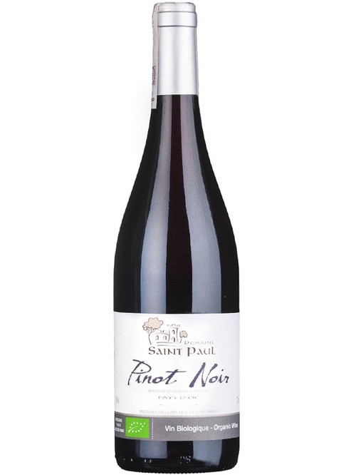 Вино Пино Нуар Био / Pinot Noir, Bio, Domaine Saint Paul, красное сухое 13.5% 0.75л Вино Пино Нуар Био / Pinot Noir, Bio, Domaine Saint Paul, красное сухое 13.5% 0.75л фото