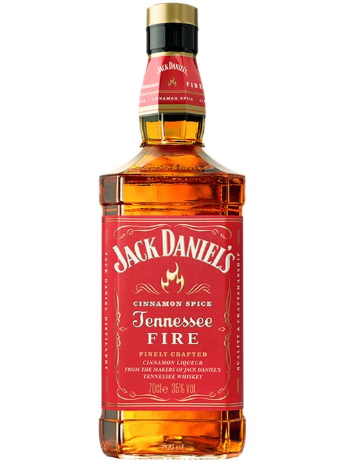 Виски-ликер Джек Дэниэлс, Теннесси Файер / Jack Daniel's, Tennessee Fire, 35%, 0.7л