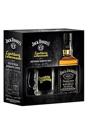 Jack Daniels Lynchburg Lemonade 0.7л в коробці + 1 бокал
