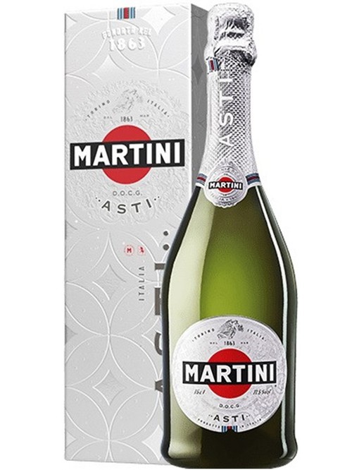 Игристое вино Асти, Мартини / Asti, Martini, белое сладкое 7.5% 0.75л в коробке