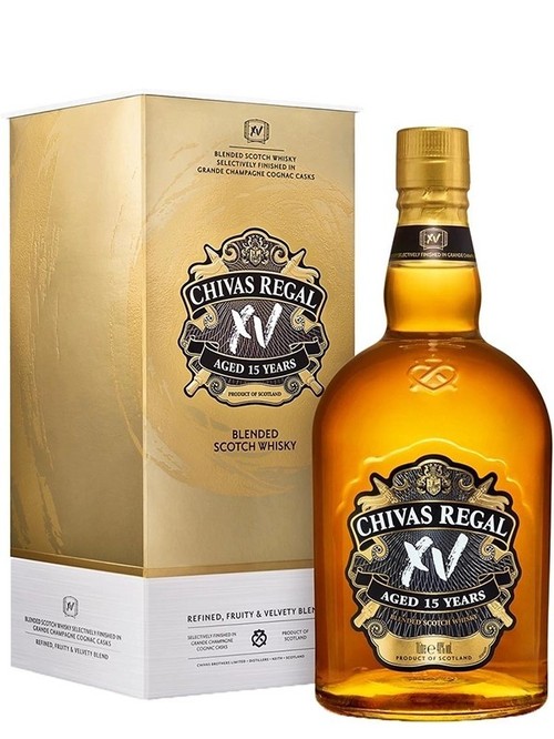 Виски Чивас Ригал / Chivas Regal, 15 лет, 40%, 0.7л, в коробке