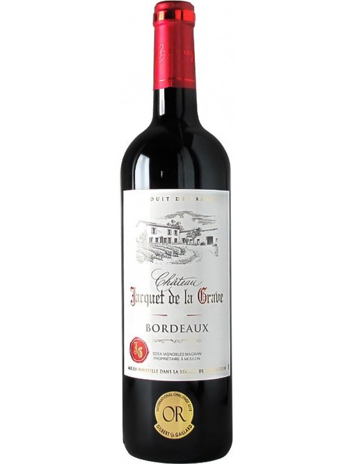 Вино Шато Жаке де ла Грав, Бордо / Chateau Jacquet de la Grave, Bordeaux, Cheval Quancard, червоне сухе 0.75л Вино Шато Жаке де ла Грав, Бордо / Chateau Jacquet de la Grave, Bordeaux, Cheval Quancard, червоне сухе 0.75л фото