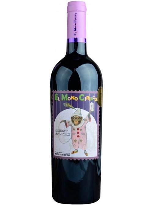 Вино Хеппі Фемілі, Ель Моно Кіріако, Каберне Совньон / Happy Family, El Mono Ciriaco, Cabernet Sauvignon, El Soleado, червоне сухе 0.75л