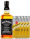 Акційний набір віскі Джек Деніелс + Швепс Імбир / Jack Daniel's, 40% 0.7л + Schweppes Gentle Ginger, ж/б 4*0.33л Photo 1 Акційний набір віскі Джек Деніелс + Швепс Імбир / Jack Daniel's, 40% 0.7л + Schweppes Gentle Ginger, ж/б 4*0.33л Photo 1