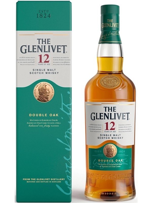 Віскі Гленлівет / Glenlivet, 12 років, 40%, 0.7л, в коробці