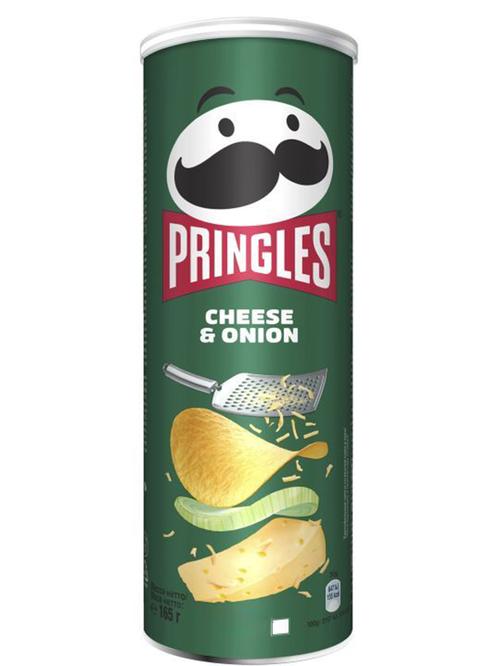 Чипси зі смаком сиру та цибулі, Pringles, 165г фото