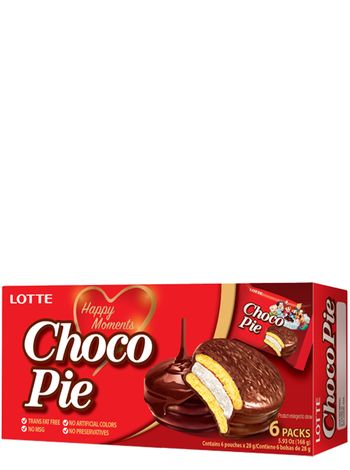 Купить шоколадное пирожное Choco Pie, Lotte, 6*28г | OKwine
