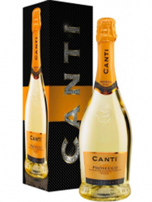 Игристое вино Просекко Миллезимато / Prosecco Millesimato, Canti, 0.75л, белое экстра сухое, в подарочной коробке фото