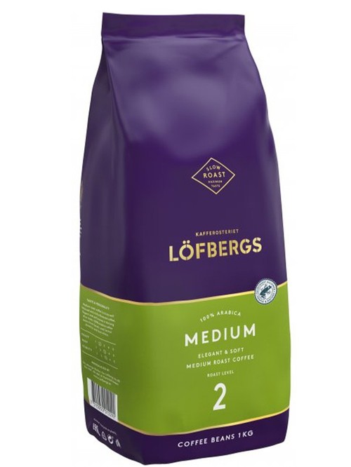 Кофе в зернах Medium, Lofbergs, 1кг Кофе в зернах Medium, Lofbergs, 1кг фото