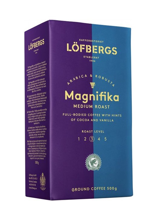 Кофе молотый Magnifika, Lofbergs, 500г фото