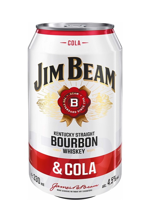 Напиток газированный слабоалкогольный Бурбон Джим Бим & Кола / Bourbon Jim Beam & Cola, 4.5%, 0.33л Напиток газированный слабоалкогольный Бурбон Джим Бим & Кола / Bourbon Jim Beam & Cola, 4.5%, 0.33л фото