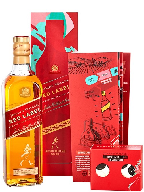 Віскі Ред Лейбл / Red Label, Johnnie Walker, 40%, 0.7л, в коробці + гра фото