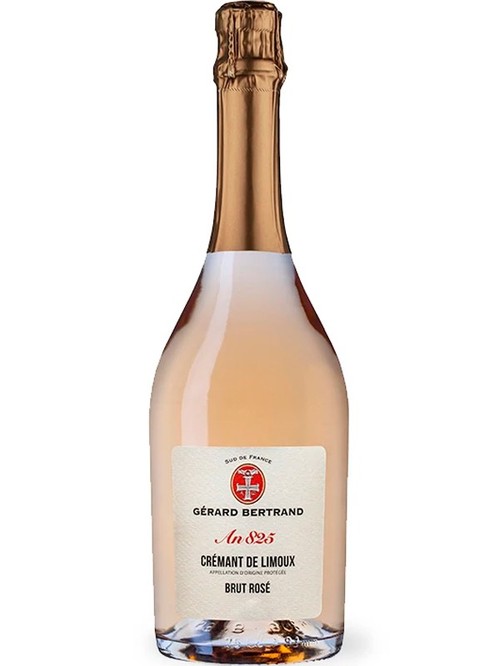 Ігристе вино Ерітаж Ан 825, Креман Розе / Heritage An 825, Cremant Rose, Gerard Bertrand, рожеве брют 0.75л Ігристе вино Ерітаж Ан 825, Креман Розе / Heritage An 825, Cremant Rose, Gerard Bertrand, рожеве брют 0.75л фото